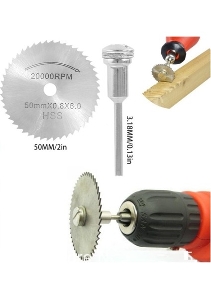Dremel Benzeri Vız Vız Makinaları Için Kesici Mini Disk Seti Tel Fırça Kum Zımpara 20 Parça