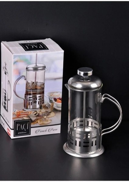 French Press Bitki Çayları ve Filtre Kahve Demliği 350 ml