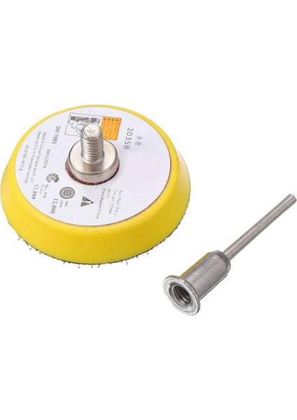 Dremel Tarzı Mini Kalıpcı Vız Vız Lar Için 5cm Zımpara Pedi Cırtlı 50MM Zımpara Tabanı (Zımparasız)