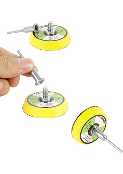 Dremel Tarzı Mini Kalıpcı Vız Vız Lar Için 5cm Zımpara Pedi Cırtlı 50MM Zımpara Tabanı (Zımparasız)