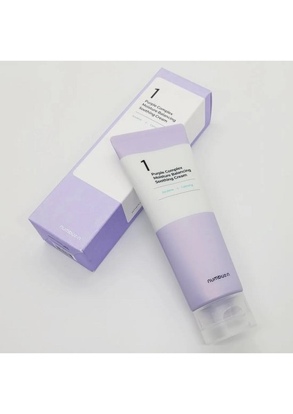 No.1 Purple Complex Moisture Balancing Soothing Cream - Nem Dengeleyici, Yatıştırıcı Yüz Kremi 100 ml