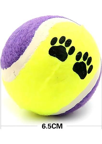 Mbb Eticaret 3lü Renkli Desenli Tenis Topu Kedi Köpek Oyuncağı fiyatları