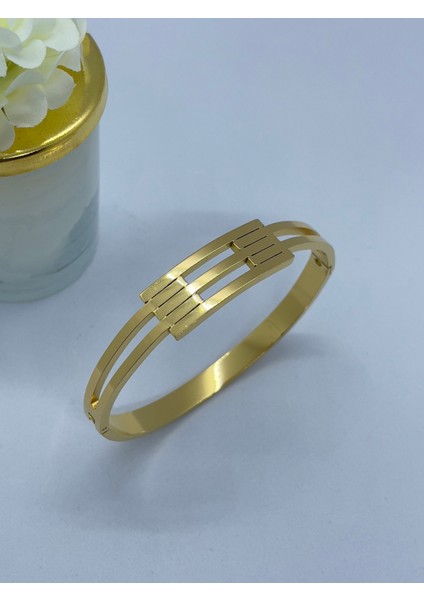 Çelik Gold Düz Kaburga Kelepçe