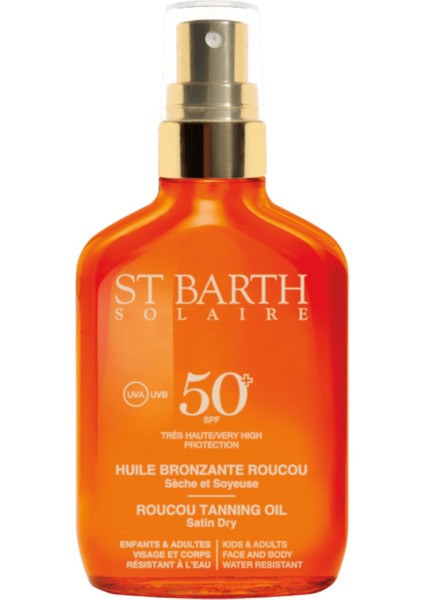 Roucou Oil Spf 50 - Roucou Çok Yüksek Bronzlaştırıcı Yağ 100 ml