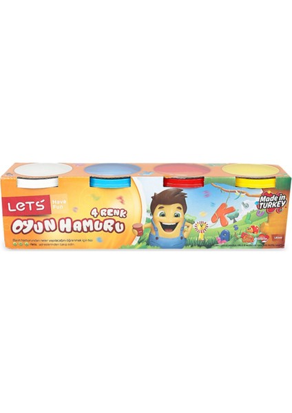 Oyun Hamuru Let's Oyun Hamuru 4 Renk Oyuncak Hamur modelleri