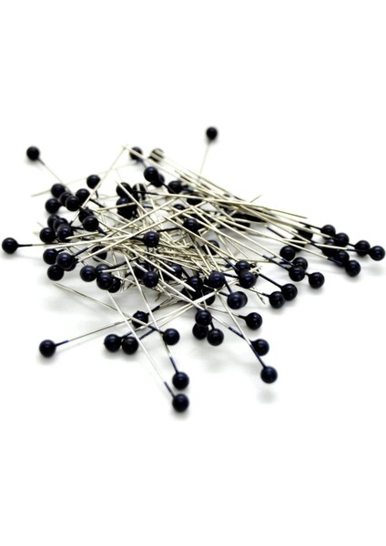 100'LÜ Siyah Toplu Iğne , Eşarp Iğnesi , Başörtü Iğnesi, Türban Şal Iğnesi