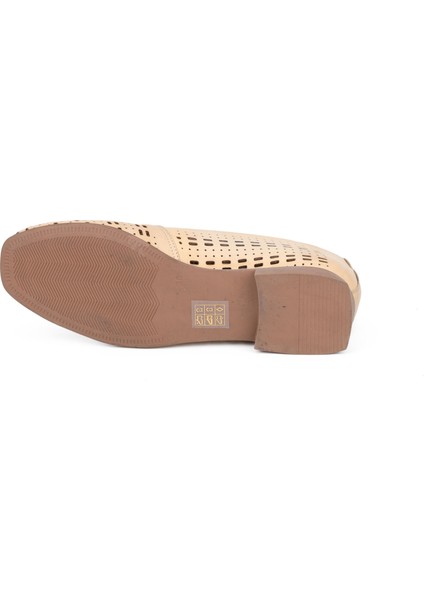 Kadın Hakiki Deri Günlük Şık Klasik Loafer Babet Ayakkabı