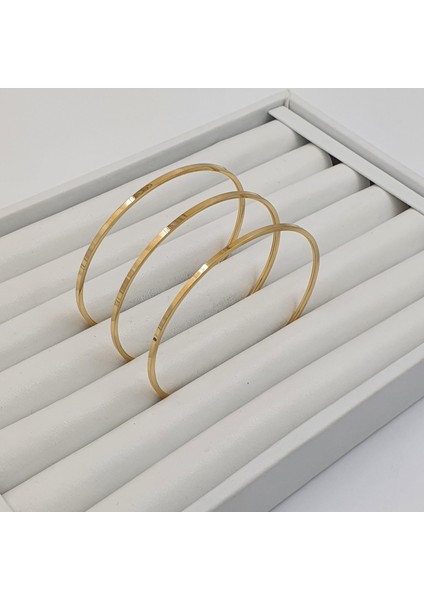Çelik Gold Ajda Bilezik 6,5 cm modelleri
