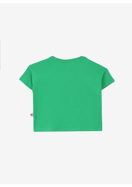 Taşlı Yeşil Kız Çocuk T-Shirt BRB4SG-TST6004 fiyatları