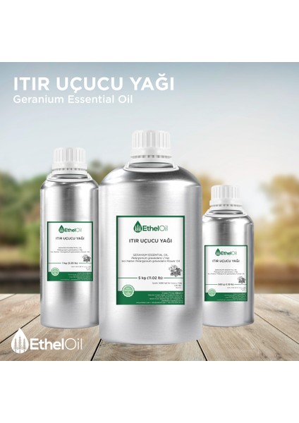 Itır Uçucu Yağı    1 kg   Geranium Oil  Pelargonium graveolens L'Her.