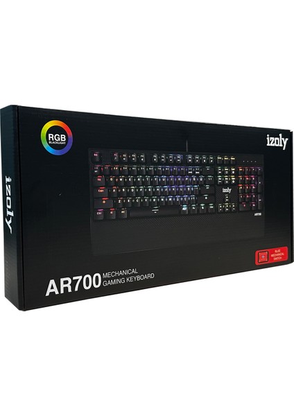 Andromeda K500 RGB Blue Switch Mekanik Q Profesyonel Gaming Klavye