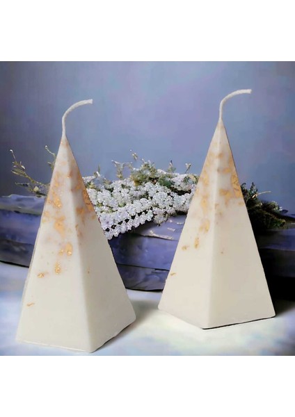 Büyük Boy Pirizma Silikon Mum Kalıbı