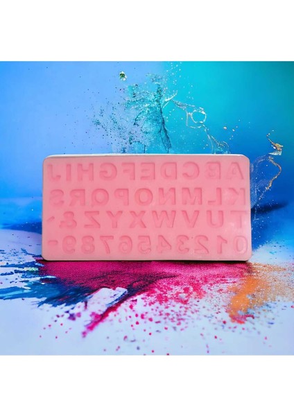 1 Cm'lik Harfler Silikon Kalıp No 2