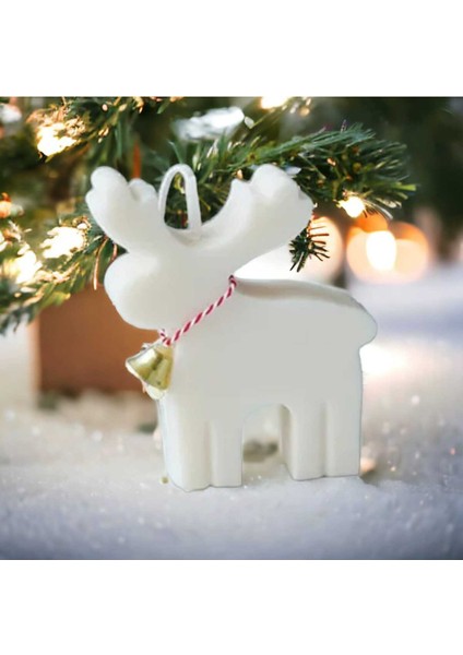 Noel Geyiği Mum Silikon Kalıbı No: 1