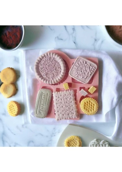 Çok Çeşitli Bisküvi Silikon Kalıbı No: 2