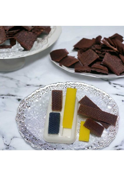 Gerçek Doku Gofretler Silikon Kalıp Seti