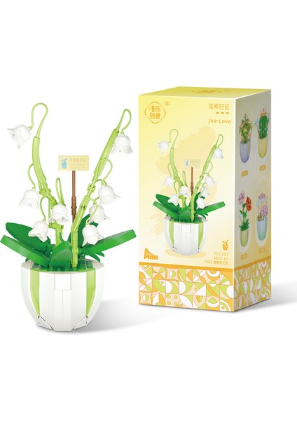 JeaLove Jea Love 6 Yaş ve Üzeri Için Çiçekli Oyuncak Yapım Seti (287 Pellets) (Yurt Dışından)