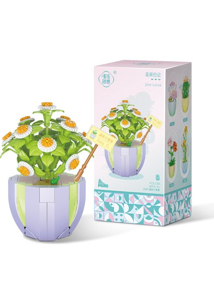 JeaLove Jea Love 6 Yaş ve Üzeri Için Çiçekli Oyuncak Yapım Seti (284 Pellets) (Yurt Dışından)