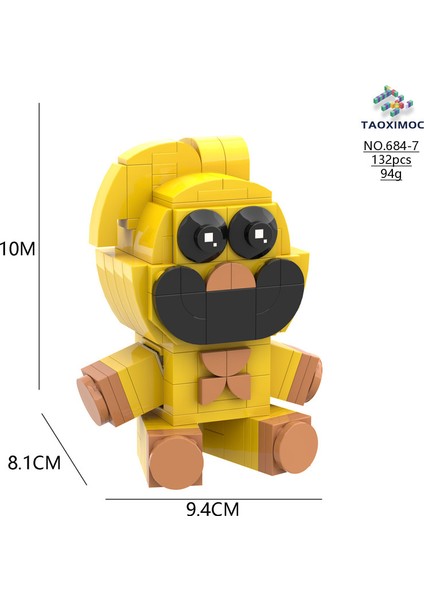 JeaLove Jea·love Yapı Taşı Haşhaş Arkadaşlar 4 Yaş ve Üzeri Için (132PCS) (Yurt Dışından) fiyatları