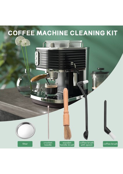 Kahve Makinesi Temizleme Seti Kahve Öğütme Fırçası Kahve Makinesi Grubu Kahve Makinesi Filtreli Kafa Temizleme Fırçası (Yurt Dışından)