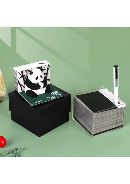 3D Sanat Panda Masaüstü Süsleme, Masaüstü Dekorasyon, Kendi Başına Yap Kağıdı Oyma Sanat Zanaat Panda Ofis Için (Yurt Dışından)
