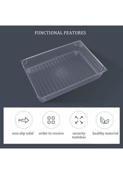 14 Masa Çekmece Organizatör Tepsileri, Temizle Vanity Çekmece Bölücüler Makyaj Kozmetik Organizatörleri Yatak Odası Mutfak Ofis Için,организаторы Hmoe (Yurt Dışından) modelleri