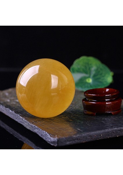 Sarı Kristal Top Transfer Topu Şanslı Sarı Kristal Top Dizisi Ev Otel Şirket Dekorasyonu (Yurt Dışından) modelleri