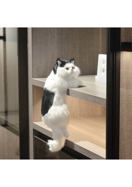 El Sanatları Simülasyon Evcil Hayvan Ev Dekorasyonu El Sanatları Yaratıcılar Hediye Tv Kediler Asılı Kediler Sarı-Beyaz (Yurt Dışından) fiyatları