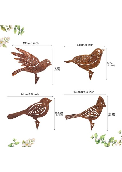 Metal Kuş Bahçe Çit Dekor Ağaçkakan Bahçecilik Ülke Robin Sanat Metal Bahçe Dekorasyonu Kuş Çelik,декоративные Подарки (Yurt Dışından) modelleri