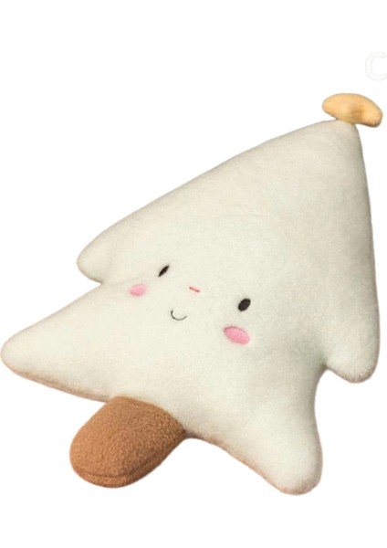 Noel Yeni Peluş Yastık Dolması Çikolatalı Kurabiye Evi Şekli Dekor Yastık Sevimli Komik Noel Ağacı Parti Dekoru Bebek B (Yurt Dışından)