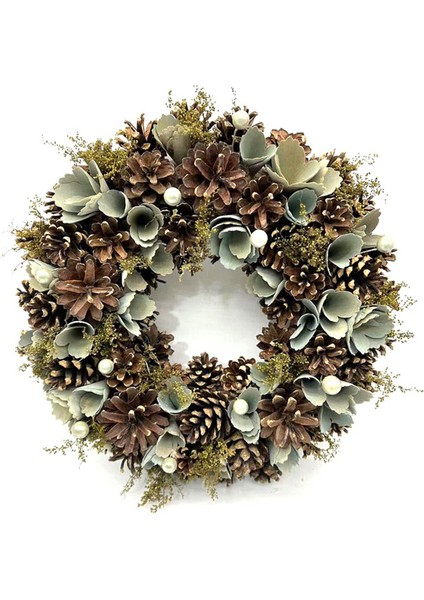 Noel Çelengi, Yeşil, Düğün Süslemeleri Oturma Odası Yemek Masası Dolap, Ev Dekorasyonu (Yurt Dışından)