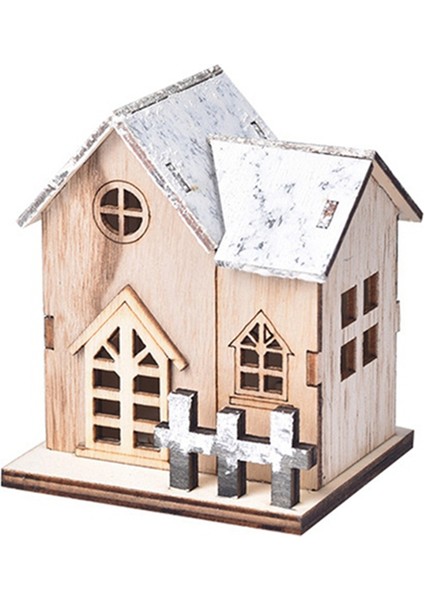 Noel-Köy Evi Dekor Ahşap Rustik Dekor Işık ile Noel Fener Dekor Köy Koleksiyonu Için Noel Süsleri (Yurt Dışından) fırsatları