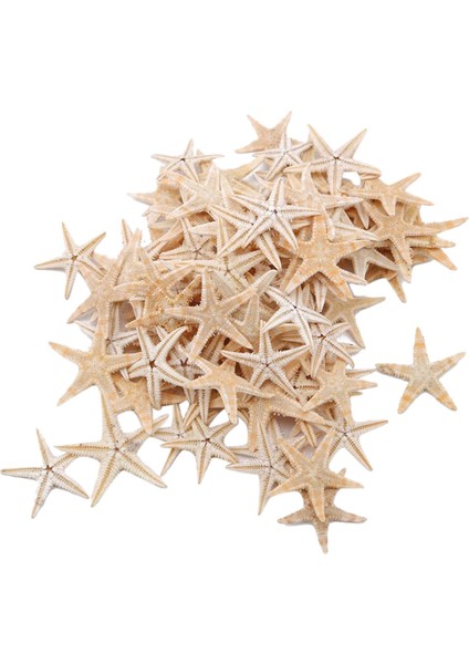 100 Adet Doğal Denizyıldızı Deniz Kabuğu Plaj El Sanatları Doğal Deniz Yıldızları Dıy Plaj Düğün Dekorasyon El Sanatları Ev Dekor 1-5 cm (Yurt Dışından)