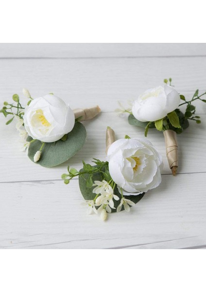 300 Adet Toplu Okaliptüs Yaprakları Yapay Yeşillik Dıy Çelenk Düğün Boutonnieres Korsajlar (Yurt Dışından) indirimleri