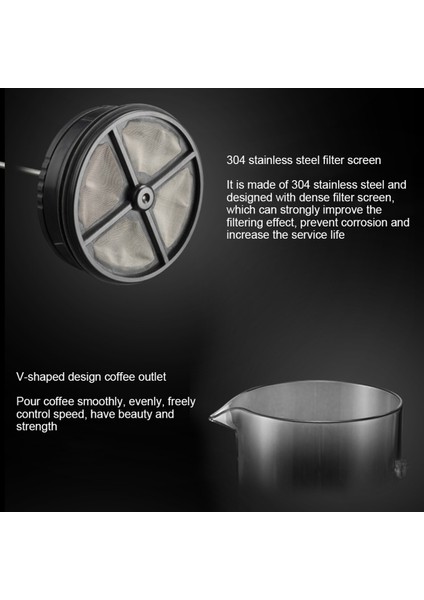 1000 ml Cam Fransız Basın Pot Isıya Dayanıklı Kahve Makinesi Çay Filtreli Fincan Kilitlenebilir Konsantrasyon Pres Pot,запасные Части Для Кофемашины (Yurt Dışından)