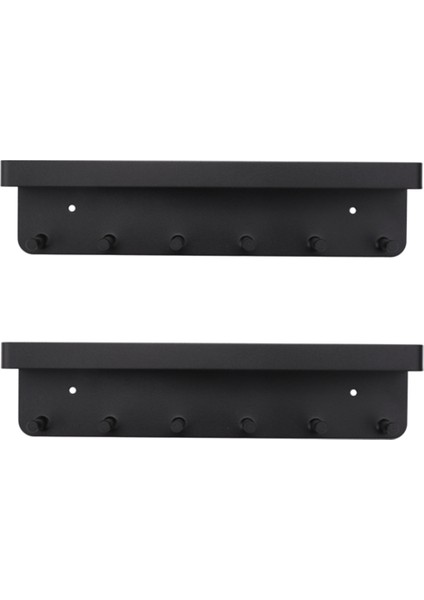 Duvara Montaj Anahtar Tutucu Asılı Anahtar Raf Çeşitli Eşyalar Raf Askı Metal Posta Organizatör Dekoratif, Siyah,организаторы Hmoe (Yurt Dışından)