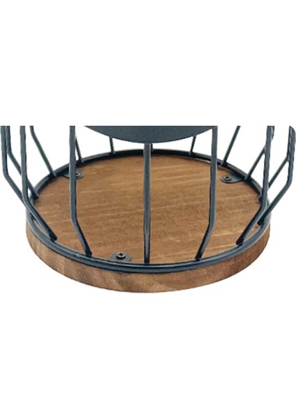 Ahşap Kapaklı Kahve Tutucu, Kapasiteli Kahve Saklama Kabı Sepeti, Tezgah Için Yuvarlak Kahve Tutucu Kılıfı, Altın,запасные Части Для Кофемашины (Yurt Dışından) indirimleri