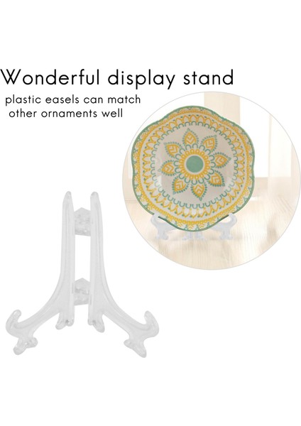 45 Adet Mini Şövale Standları 3 Inç Plastik Plaka Standı Tutucu Ekran Resim Şövale Ekran Resim Çerçevesi Için Standı,организаторы Hmoe (Yurt Dışından) fırsatları