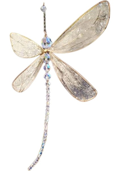 Kristal Yusufçuk Pencere Dekoru Boncuklu Asılı Süs 15X15CM,ДЕКОРАТИВНЫЕ Подарки (Yurt Dışından)