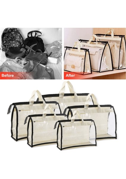 10 Adet Şeffaf Çanta Depolama Organizatör Tozluk Çanta, 5 Boyutları Şeffaf Çanta Koruyucu Saklama Çantası Dolap Rafı,организаторы Hmoe (Yurt Dışından) indirimleri