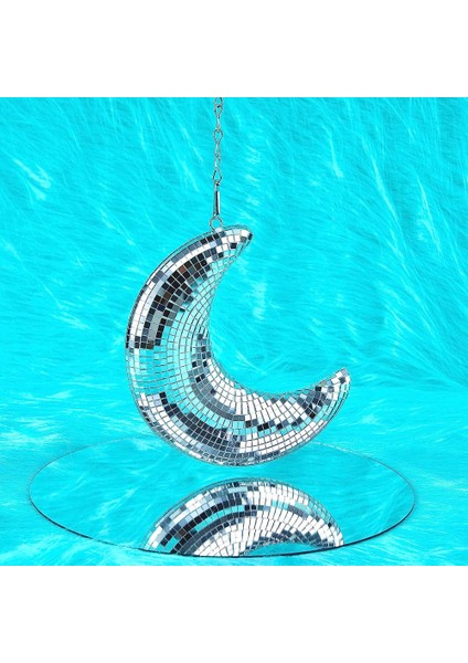 Disko Topu Ay Şekilli Disko Topları Dekor Parti, Oda, Ev, Bar, Asılı Disko Dekor Retro-Yansıtıcı Disko Topu Işıkları,декоративные Подарки (Yurt Dışından) indirimleri