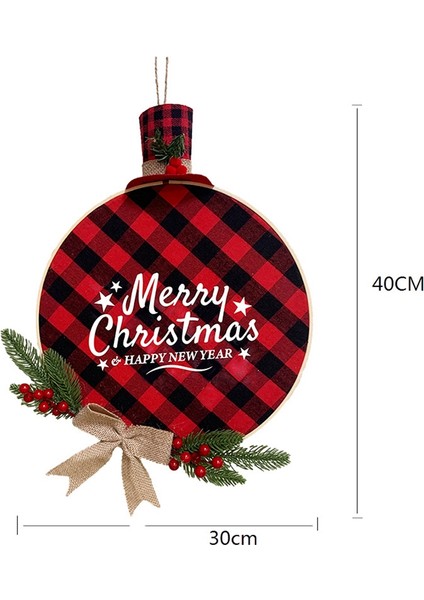 Çelenk Noel Süs Narin Burcu Çiftlik Evi Ev Dekorasyon Tatil Için Asılı Süsler,декоративные Подарки (Yurt Dışından) indirimleri