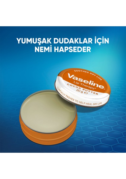 Lip Therapy Yumuşatıcı Dudak Kremi Kakao Yağı 20 gr