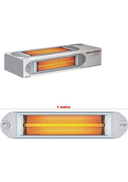 Isıtıcı Soba Ecotec Beyaz 2500W Infrared Isıtıcı (Ayaksız)