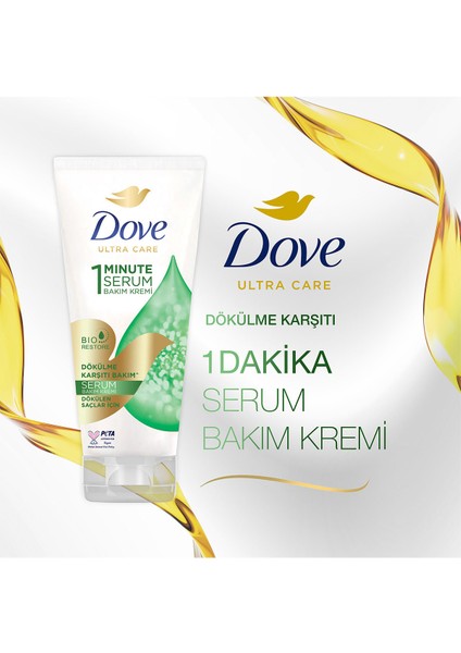 1 Minute Serum Saç Bakım Kremi Saç Dökülmelerine Karşı 170 ml