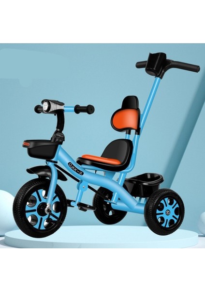 Çocuk Pedalı Itme Üç Tekerlekli Bisiklet 1-2-3-5--6 Yaşında Büyük Bebek Bisikleti (Yurt Dışından)
