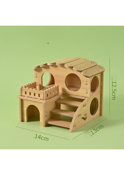 Hamster Yuvası Masif Ahşap Oyuncak (Yurt Dışından)