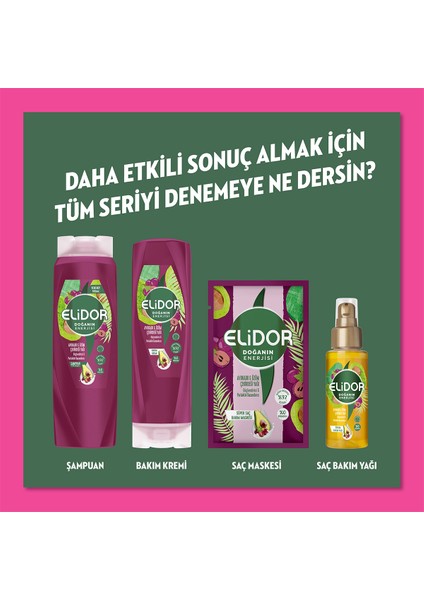 Doğanın Enerjisi Onarıcı Süper Saç Bakım Kremi Avokado ve Üzüm Çekirdeği Yağı 170 ml