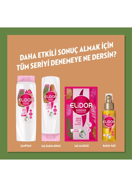 Doğanın Enerjisi Onarıcı Süper Saç Bakım Kremi Hindistan Cevizi Yağı 170 ml