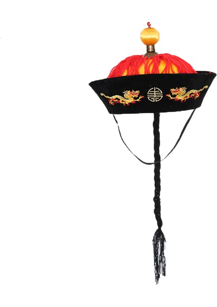 Çin Şapkası Örgülü Çin Parti Şapkası Cadılar I I Için 52CM (Yurt Dışından)